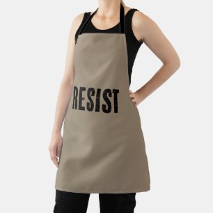 Delantal Resistir a Trump Protesta Anti Trump Política Anti