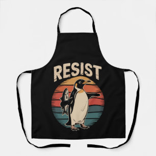 Delantal Resistir Activismo de Pingüinos Protestar Arancele