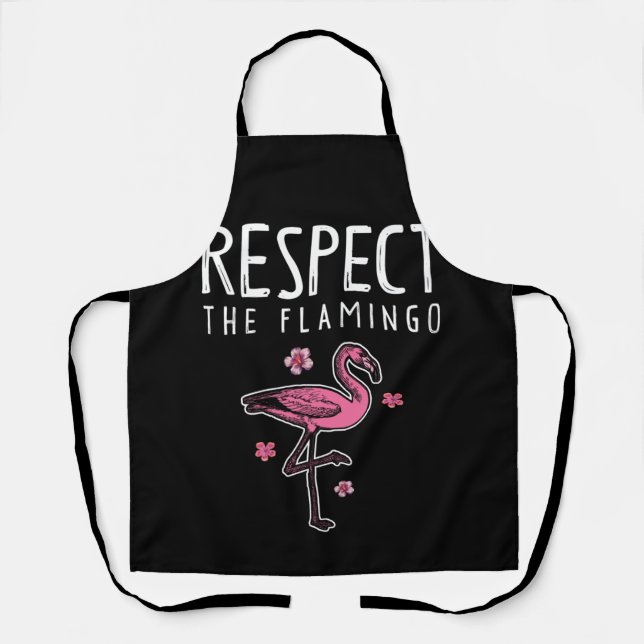 Delantal Respeto Al Rosa Flamingo (Anverso)