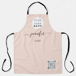 Delantal Restaurante Logo Panadería Rosa de pasteles de com