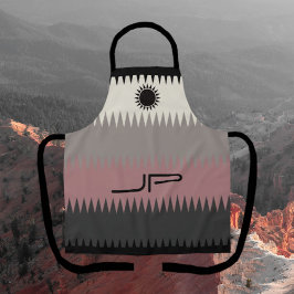 Delantal Restaurante Southwestern Style Monogram Apron