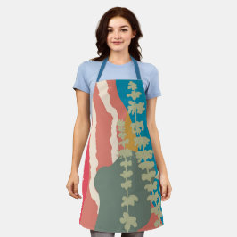Delantal Resumen básico Bloques artísticos modernos de colo
