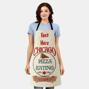 Delantal Resumen Chicago Design añadir texto, Apron