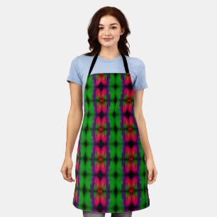 Delantal Resumen de allover Print Apron Northern Lights