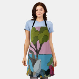 Delantal Resumen de formas, Estilo de máscaras, agregar tex