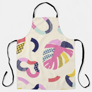 Delantal Resumen de las formas tropicales patrón sin soldad