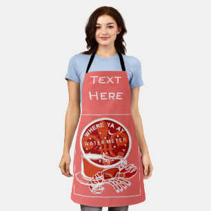 Delantal Resumen de New Orleans Design agregar texto, Apron