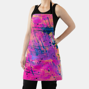 Delantal Resumen de pintura de la plataforma de verano