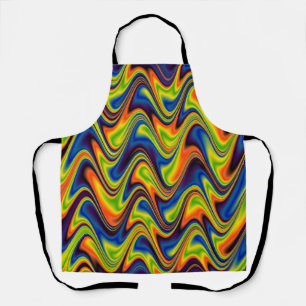 Delantal Resumen de Wavy Multicolor