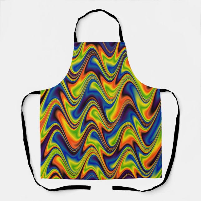 Delantal Resumen de Wavy Multicolor (Anverso)