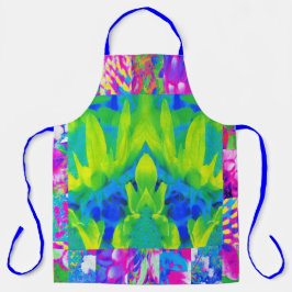 Delantal Resumen del mosaico del Sunflower Garden Collage