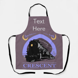 Delantal Resumen Diseño de trenes añadir texto, Apron