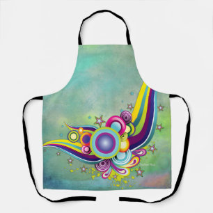 Delantal Resumen Fantasía Tank All-Over-Print Top