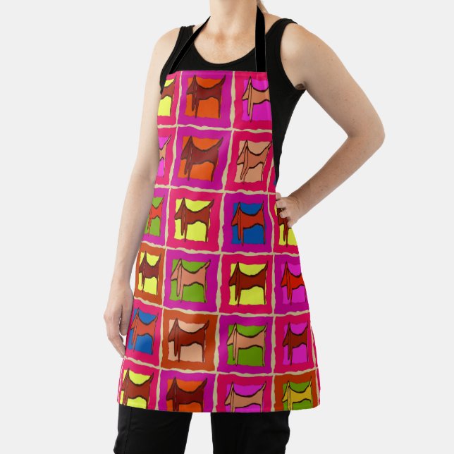 Delantal Resumen Forma, agregar texto, Apron (in situ)