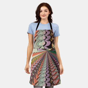 Delantal Resumen Forma, dachshund agregar texto, Apron