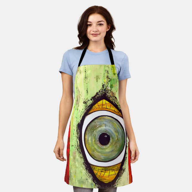 Delantal Resumen gráfico (Gastado)