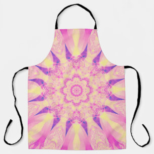 Delantal Resumen kaleidoscopio fondo pastel. Hermoso