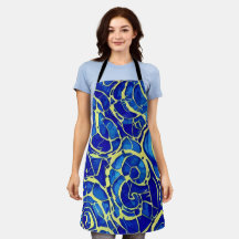 Resumen Patrón azul brillante Mosiaco