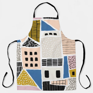 Delantal Resumen sin costura de las casas