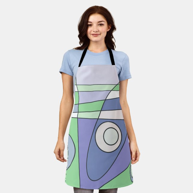 Delantal Resumen Surfing Green Purple (Gastado)