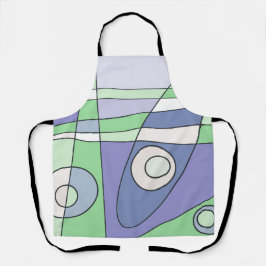 Delantal Resumen Surfing Green Purple