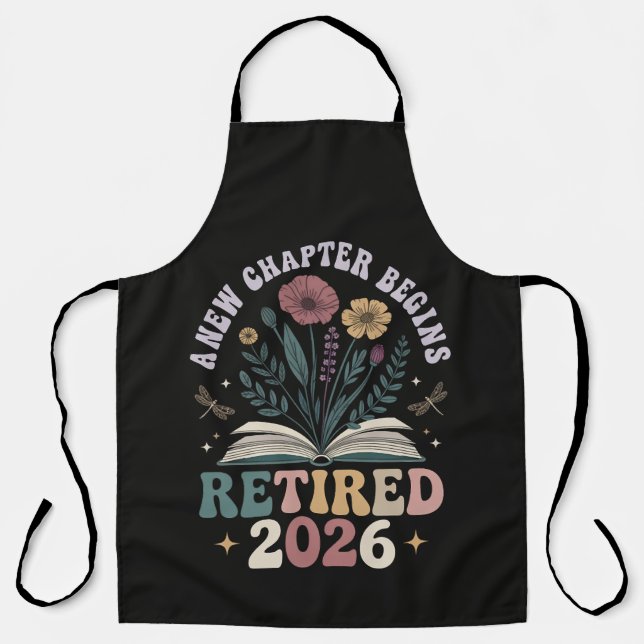 Delantal retirado 2026 un nuevo capítulo comienza (Anverso)