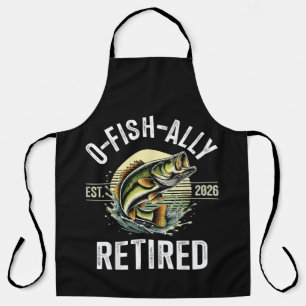 Delantal Retirado O-Fish-Ally 2026 Pescador Pesca