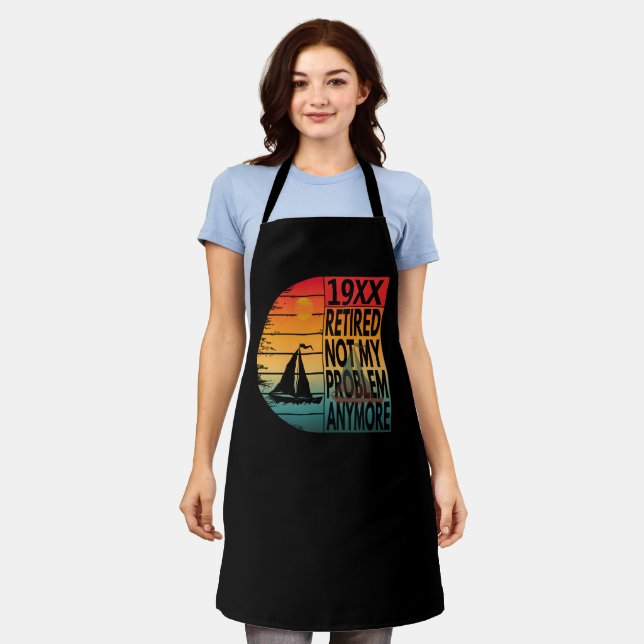 Delantal Retirado Ya No Es Mi Problema (Gastado)