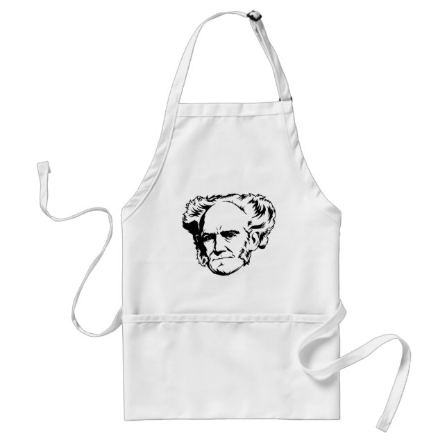Delantal Retrato de Arthur Schopenhauer (Frente)
