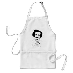 Delantal Retrato de Edgar Allan Poe