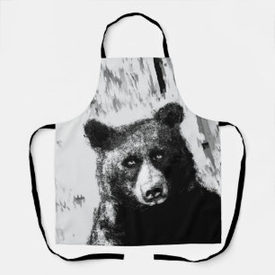 Delantal Retrato de oso