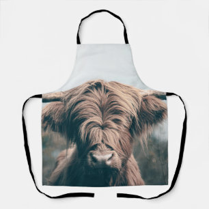 Delantal Retrato de vaca Highland
