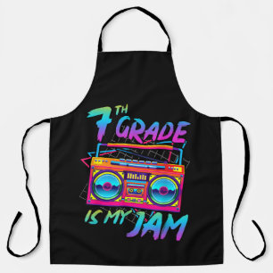 Delantal Retro 80s 7º Grado Es Mi Pasión De Regreso a la Es