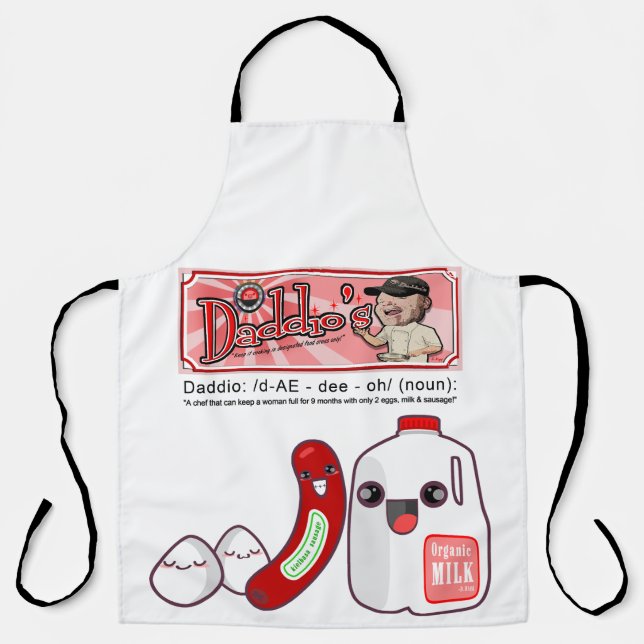 Delantal Retro Daddio Apron (Anverso)