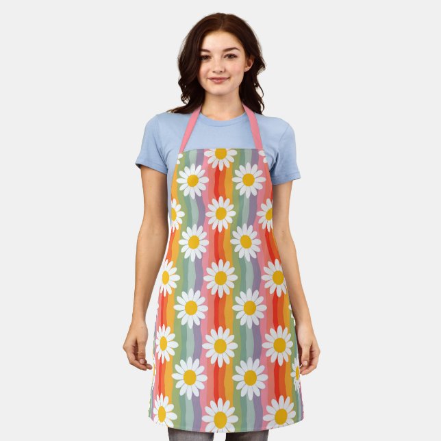 Delantal Retro Daisy (Gastado)