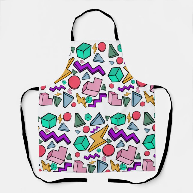 Delantal Retro de cosecha estética de los años 80 (Anverso)