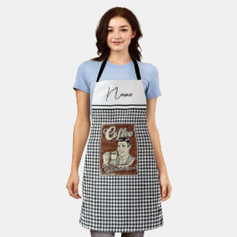 Delantal Retro del café