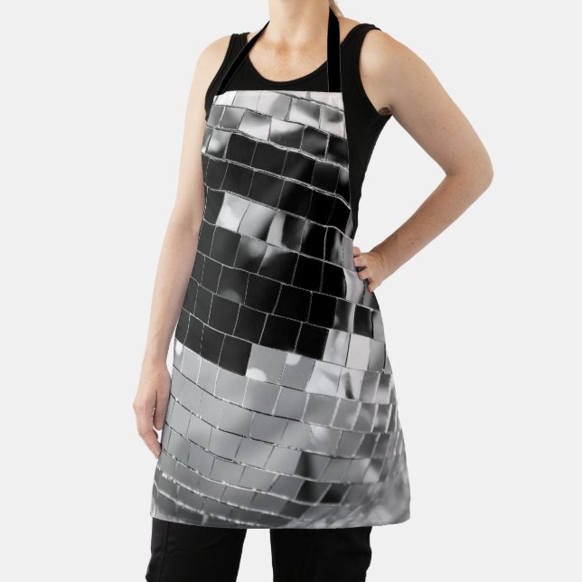 Delantal Retro Disco Ball Glam #1 #retro #wall #art (in situ)