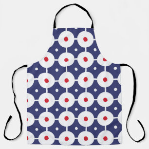 Delantal Retro Funky Seamless Vintage Design