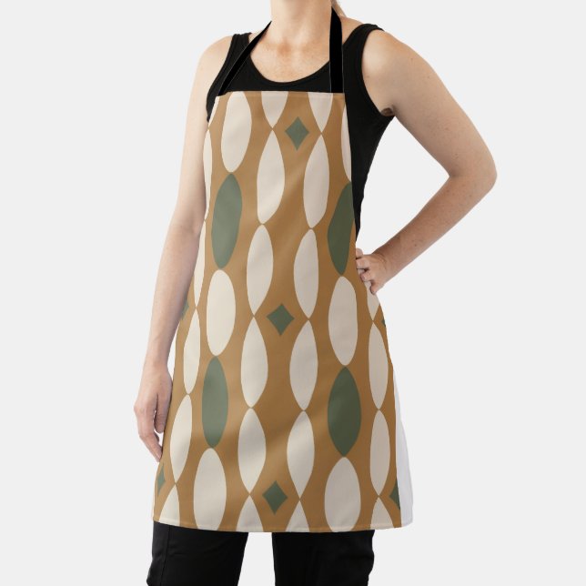 Delantal Retro Geometric Apron (in situ)
