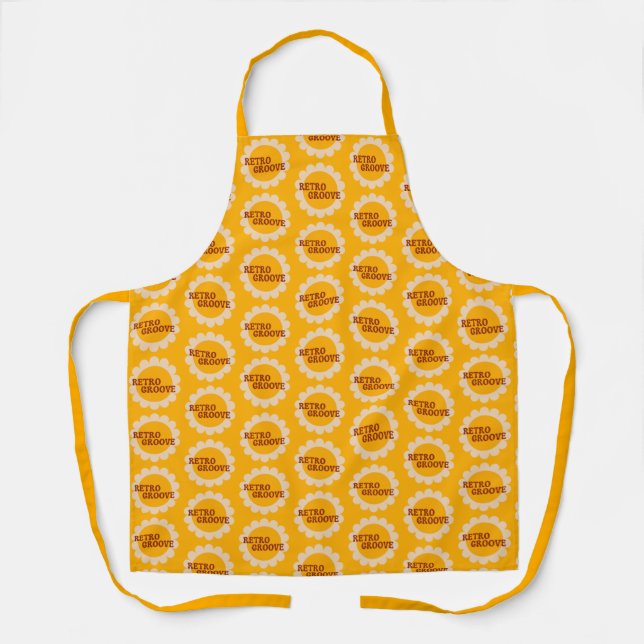 Delantal Retro Groove Apron (Anverso)