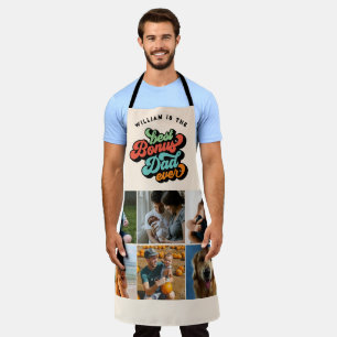 Delantal Retro Groovy Mejor Bono Papá Nunca Seis Regalo De