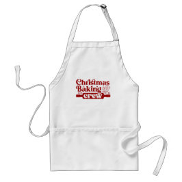 Delantal Retro Groovy Navidades Baking Crew
