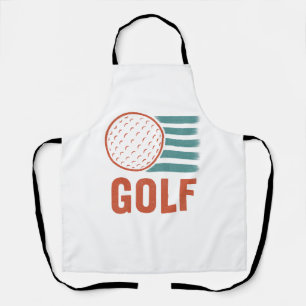 Delantal Retro Grunge Golf