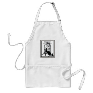 Delantal Retro Mother Silhouette