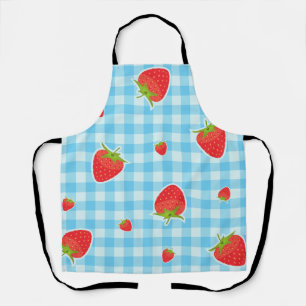Delantal Retro para Picnic de Fresa
