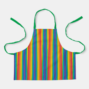 Delantal Retro Rainbows pequeño Apron