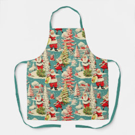 Delantal Retro Santa Wonderland 2