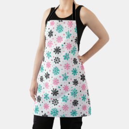 Delantal Retro Snowflakes
