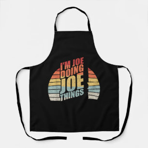 Delantal Retro Vintage Soy Joe Doing Joe Things